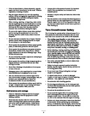 Toro 38413, 38419, 38440, 38445 Toro CCR 2450 3650 Snowthrower Owners Manual, 2001 page 4