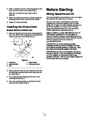 Toro 38413, 38419, 38440, 38445 Toro CCR 2450 3650 Snowthrower Owners Manual, 2001 page 8