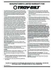 MTD Troy-Bilt Bronco Garder Tractor Lawn Mower Owners Manual page 32