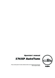 Husqvarna 576XP AutoTune Chainsaw Owners Manual page 1