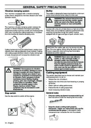 Husqvarna 576XP AutoTune Chainsaw Owners Manual, 2001,2002,2003,2004,2005,2006,2007,2008,2009 page 10