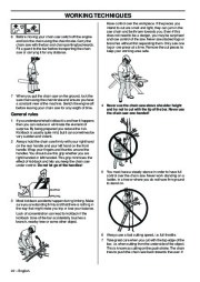 Husqvarna 576XP AutoTune Chainsaw Owners Manual, 2001,2002,2003,2004,2005,2006,2007,2008,2009 page 22