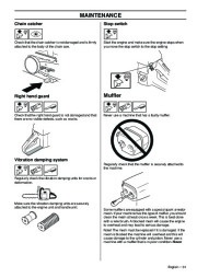 Husqvarna 576XP AutoTune Chainsaw Owners Manual, 2001,2002,2003,2004,2005,2006,2007,2008,2009 page 31