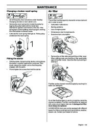 Husqvarna 576XP AutoTune Chainsaw Owners Manual, 2001,2002,2003,2004,2005,2006,2007,2008,2009 page 33