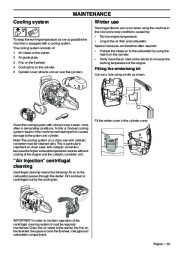 Husqvarna 576XP AutoTune Chainsaw Owners Manual, 2001,2002,2003,2004,2005,2006,2007,2008,2009 page 35