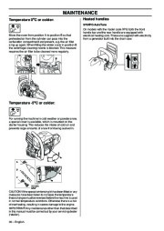 Husqvarna 576XP AutoTune Chainsaw Owners Manual, 2001,2002,2003,2004,2005,2006,2007,2008,2009 page 36