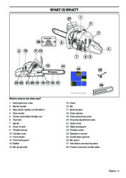 Husqvarna 576XP AutoTune Chainsaw Owners Manual, 2001,2002,2003,2004,2005,2006,2007,2008,2009 page 5