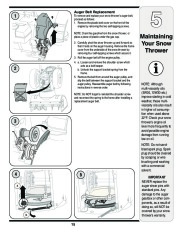 MTD 769-01275C E F Style Snow Blower Owners Manual page 15