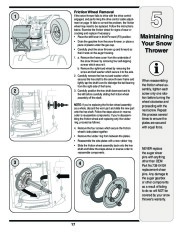 MTD 769-01275C E F Style Snow Blower Owners Manual page 17