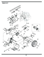 MTD 769-01275C E F Style Snow Blower Owners Manual page 24