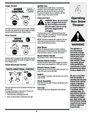 MTD 769-01275C E F Style Snow Blower Owners Manual page 9
