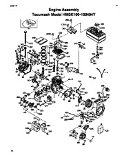 Toro 38642 Toro Power Max 1028 LE Snowthrower Parts Catalog, 2004 page 14