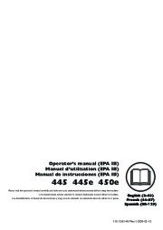 Husqvarna 445 445e 450e Chainsaw Owners Manual page 1