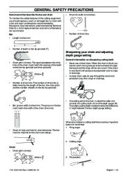 Husqvarna 445 445e 450e Chainsaw Owners Manual, 2005,2006,2007,2008,2009 page 13