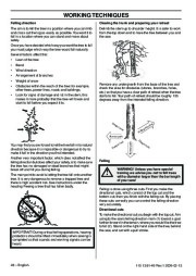 Husqvarna 445 445e 450e Chainsaw Owners Manual, 2005,2006,2007,2008,2009 page 28