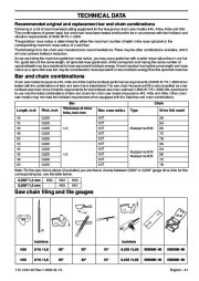 Husqvarna 445 445e 450e Chainsaw Owners Manual, 2005,2006,2007,2008,2009 page 41