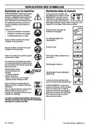 Husqvarna 445 445e 450e Chainsaw Owners Manual, 2005,2006,2007,2008,2009 page 44