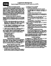 Toro 20045, 20048 Super Recycler Mower, SR-21SE Manuel des Propriétaires, 2001 page 30
