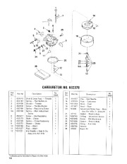 Toro 38035 3521 Snowthrower Parts Catalog, 1986 page 14