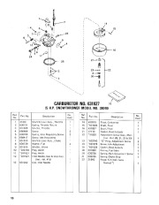 Toro 38050 724 Snowthrower Parts Catalog, 1984 page 16