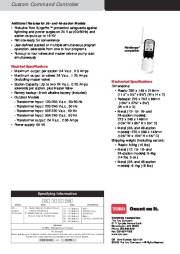 Toro Custom Command Brochure 200 1134 Catalog page 2