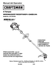 Craftsman 316.791870 2 Cycle Trimmer Lawn Mower Owners Manual page 15