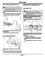 John Deere OMGX10742 J9 Snow Blower Owners Manual page 15