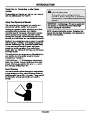 John Deere OMGX10742 J9 Snow Blower Owners Manual page 2