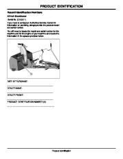 John Deere OMGX10742 J9 Snow Blower Owners Manual page 3
