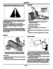 John Deere OMGX10742 J9 Snow Blower Owners Manual page 5
