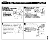 Toro ADJUSTMENT Instructions 1 9 GPM 4 34 L Mn Factory Preset 3 Sprinkler Irrigation Manual page 1