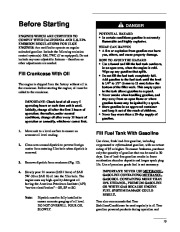 Toro 38062 Toro 622 38062 Snowthrower Owners Manual, 1999 page 19