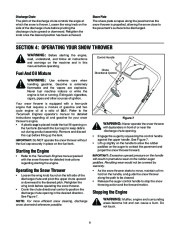 MTD 140 150 E150 E162 E172 Snow Blower Owners Manual page 8
