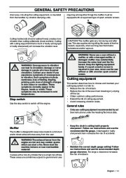 2008-2009 Husqvarna 357XP 359 Chainsaw Owners Manual, 2008,2009 page 11