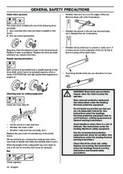 2008-2009 Husqvarna 357XP 359 Chainsaw Owners Manual, 2008,2009 page 16