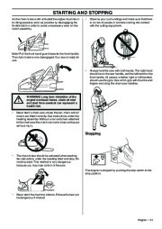 2008-2009 Husqvarna 357XP 359 Chainsaw Owners Manual, 2008,2009 page 21