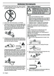 2008-2009 Husqvarna 357XP 359 Chainsaw Owners Manual, 2008,2009 page 24