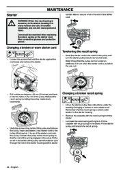 2008-2009 Husqvarna 357XP 359 Chainsaw Owners Manual, 2008,2009 page 34