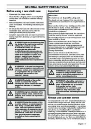2008-2009 Husqvarna 357XP 359 Chainsaw Owners Manual, 2008,2009 page 7
