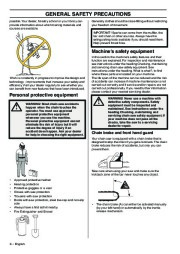2008-2009 Husqvarna 357XP 359 Chainsaw Owners Manual, 2008,2009 page 8
