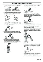 2008-2009 Husqvarna 357XP 359 Chainsaw Owners Manual, 2008,2009 page 9