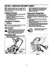 MTD Yard Man 2B5 295 E2B5 E295 Snow Blower Owners Manual page 5