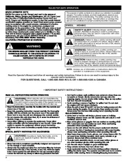 MTD Troy-Bilt TB2BP 2 Cycle Backpack Blower Owners Manual page 2