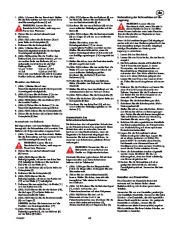 Simplicity H924RX 1695515 Snow Blower Owners Manual page 42