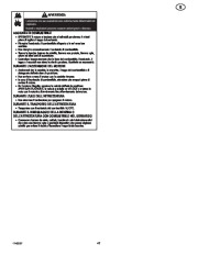 Simplicity H924RX 1695515 Snow Blower Owners Manual page 47