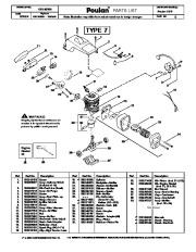 Poulan Owners Manual, 2004 page 5