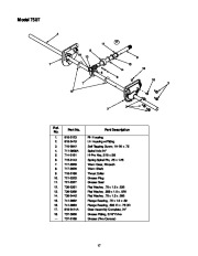 MTD White Outdoor Snow Boss 750T Snow Blower Owners Manual page 17