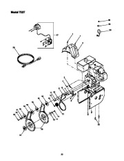 MTD White Outdoor Snow Boss 750T Snow Blower Owners Manual page 22