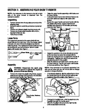 MTD White Outdoor Snow Boss 750T Snow Blower Owners Manual page 5