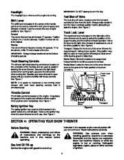 MTD White Outdoor Snow Boss 750T Snow Blower Owners Manual page 8